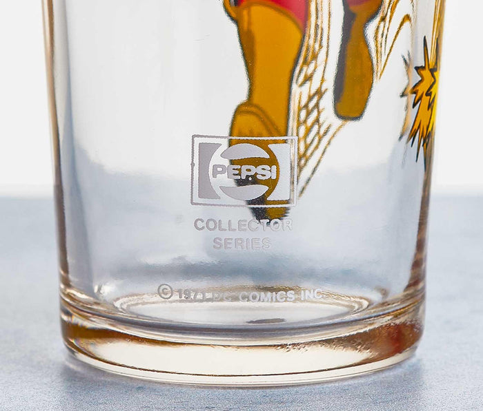1971 The Flash Pepsi Collector Series Collectable Glass