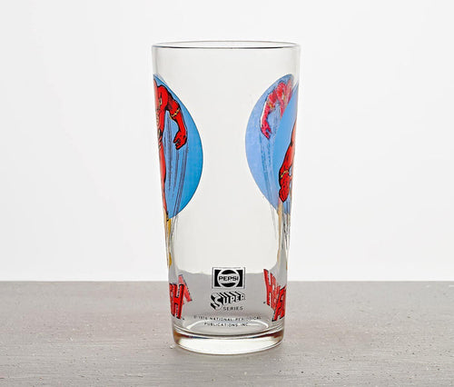 Vintage 1976 Flash Pepsi Super Series Collector Tall Glass - lollygag