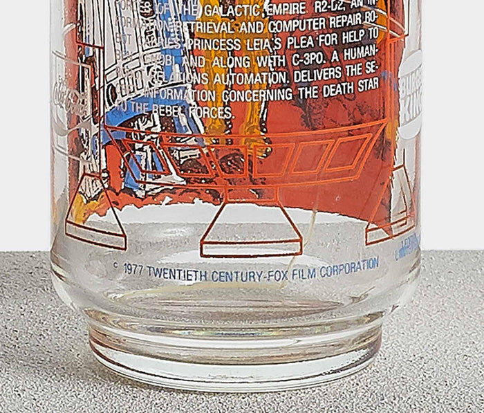 Vintage Star Wars A New Hope Collector Glass - Lollygag