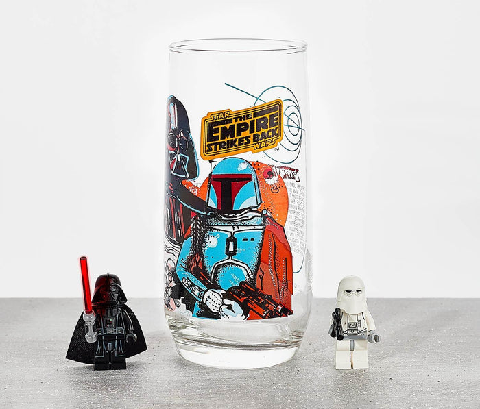 vintage 1980 Star Wars Empire Strikes Back Darth Vader Glass - lollygag