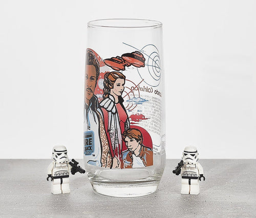 Star Wars Empire Strikes Back Glass Lando Calrissian vintage glass