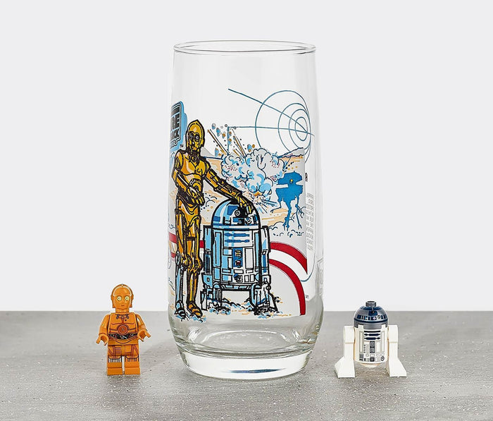 Star Wars R2-D2 & C-3PO- Empire Strikes Back Vintage Glass