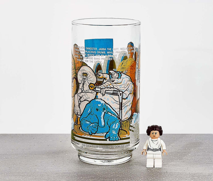 Star Wars Princess Leia Return Of The Jedi Vintage Glass