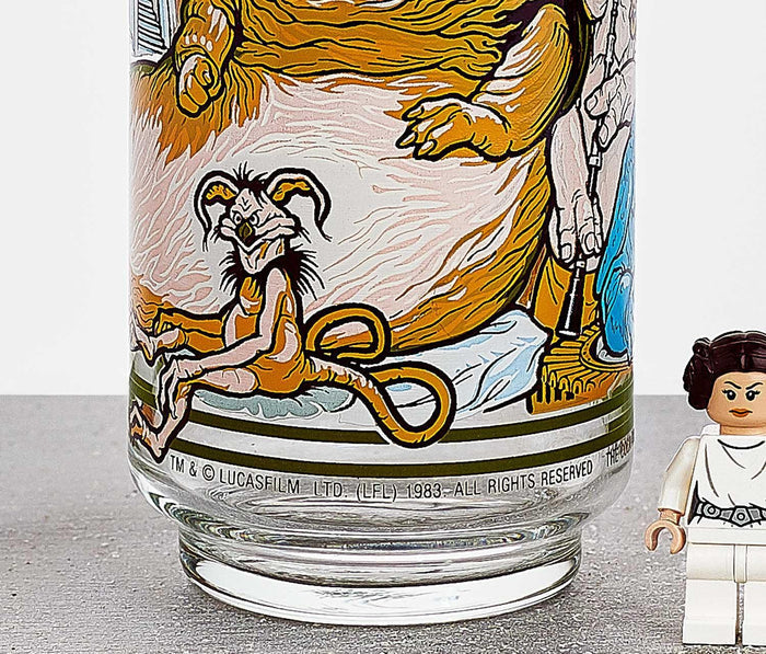 Star Wars Princess Leia Return Of The Jedi Vintage Glass