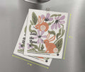 Pigmy rabbit  illustrated Swedish dishcloth sponge - lollygag