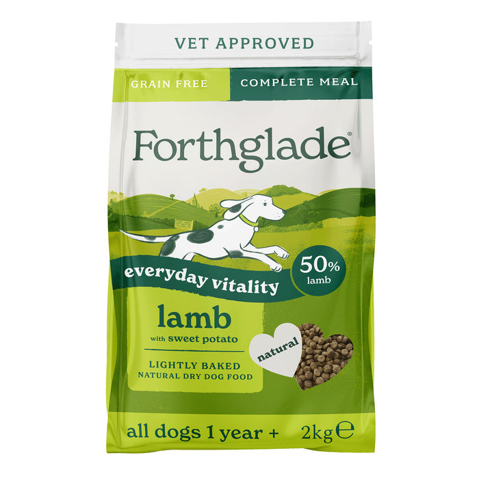 2kg Lightly Baked Lamb Dry Dog Food