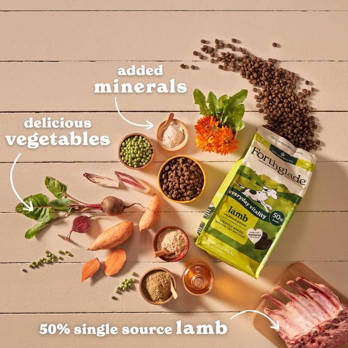 2kg Lightly Baked Lamb Dry Dog Food