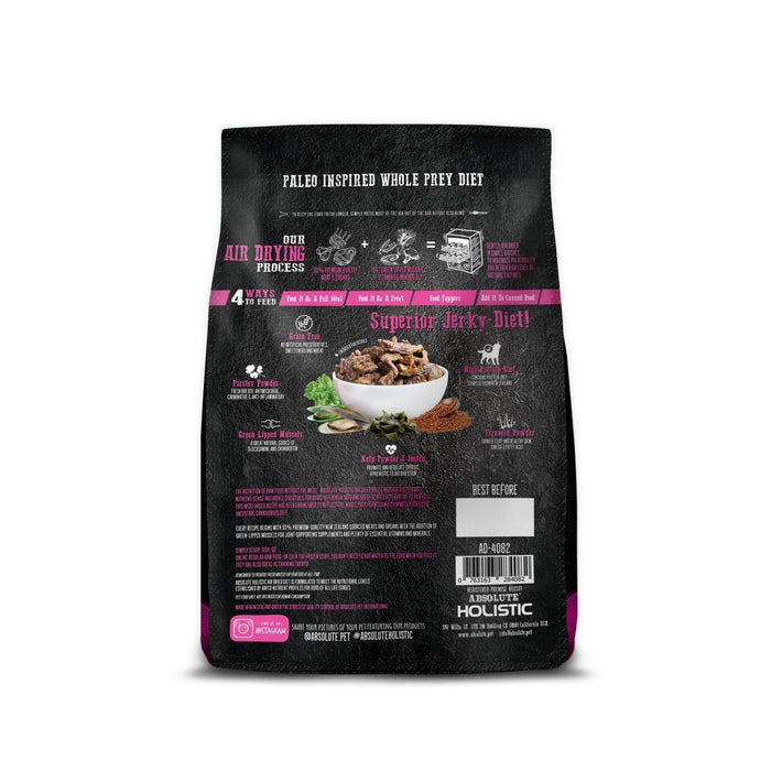 Absolute Holistic Air Dried Dog Food Beef and Hoki 1kg