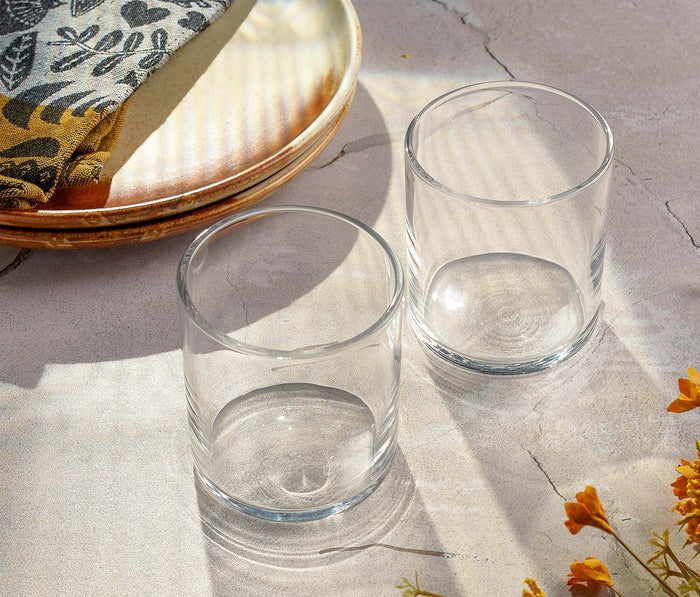 Acopa Pangea Low Beverage Clear Glass Set