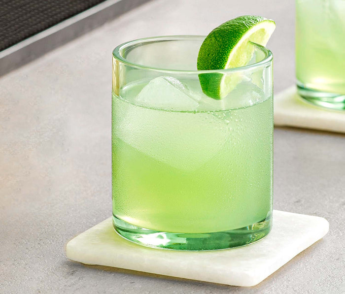 Acopa Green & Clear Drinking Tumbler Glass Set- lollygag