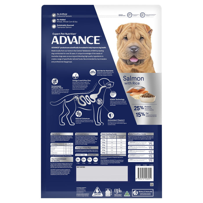 Advance All Breed Sensitive Skin and Digestion Turkey Adult Dog Dry Food 13kg