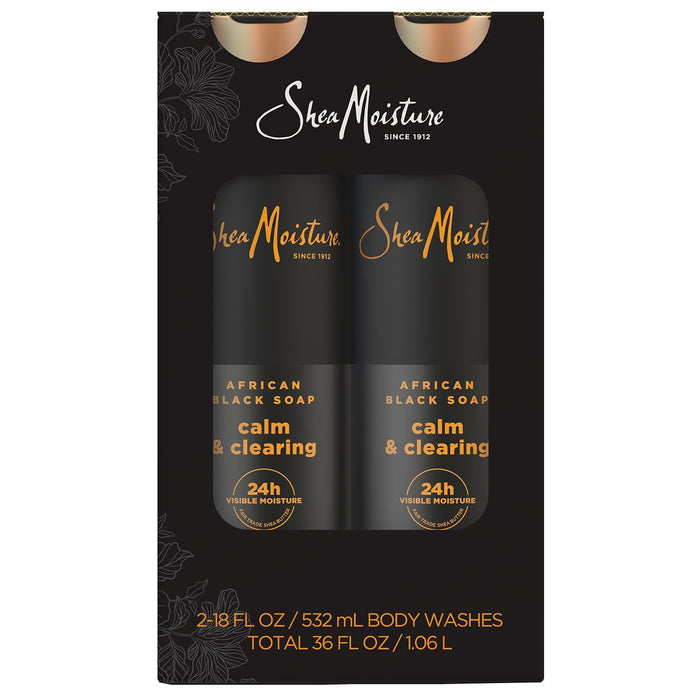 African Black Soap Body Wash in Kenya - SheaMoisture, 2 Pack
