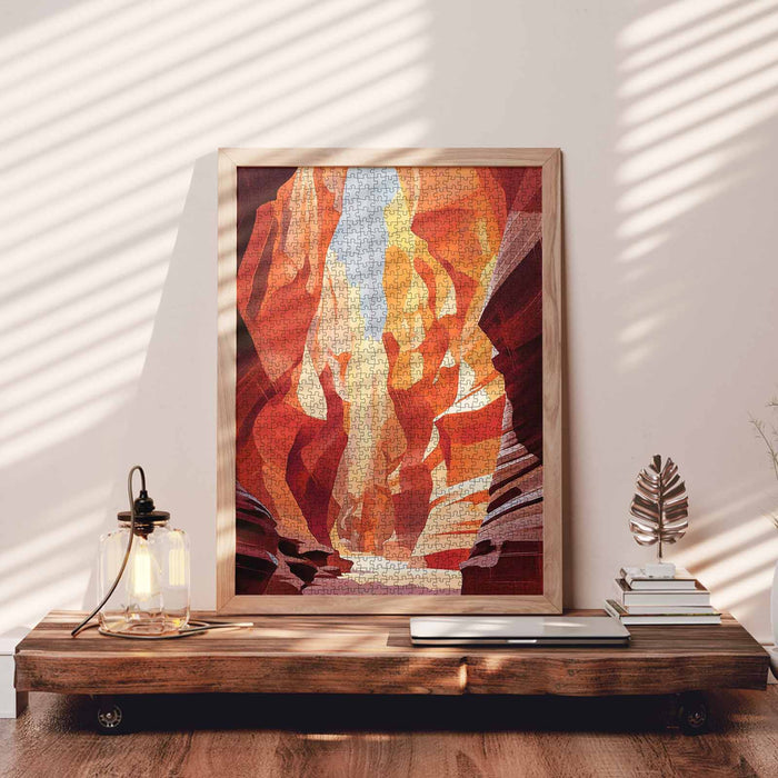 Antelope Canyon Light Jigsaw Puzzle