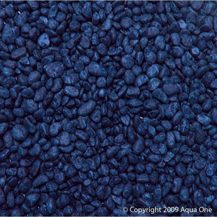 AQUA ONE GRAVEL DEEP BLUE 5KG - Habitat Pet Supplies Altona & Chirnside Park