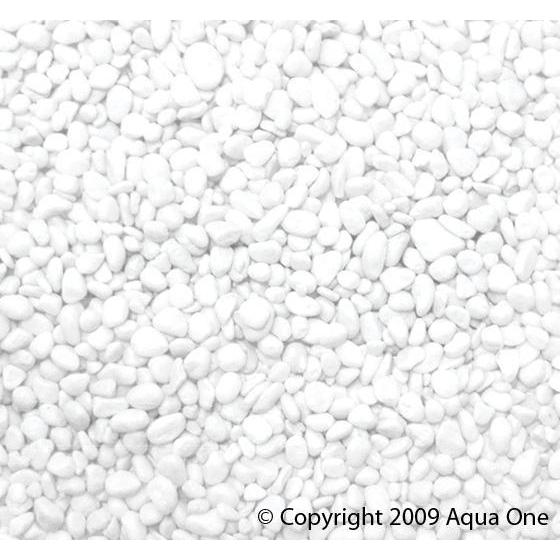 AQUA ONE GRAVEL WHITE 5KG - Habitat Pet Supplies Altona & Chirnside Park