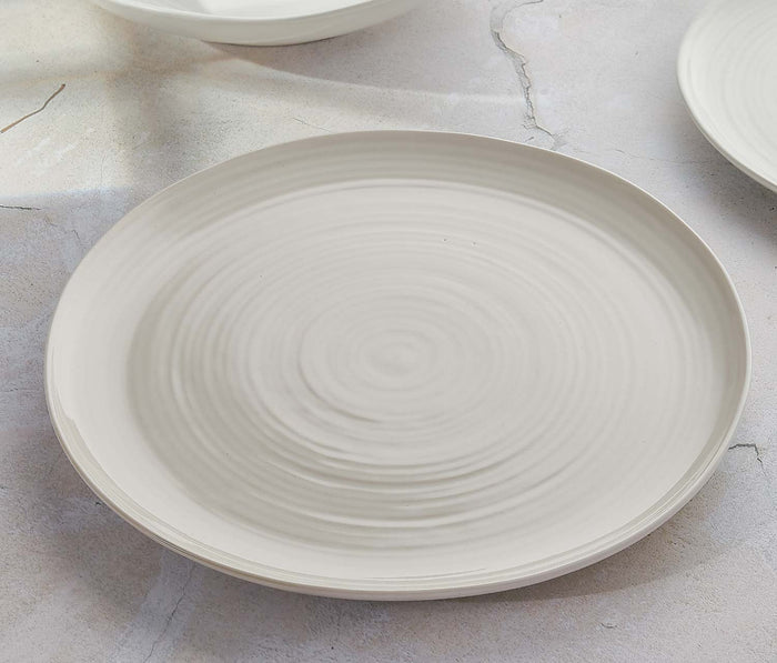 Danica Heirloom Aquarius Oyster White Dinner Plate - Lollygag