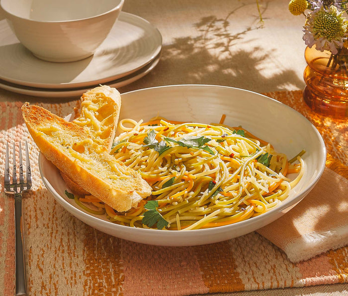 large white pasta bowl - lollygag