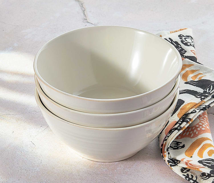 Danica Heirloom Aquarius Oyster White dessert Bowls - lollygag
