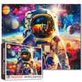 Astronaut Shining in the Golden Sunlight Jigsaw Puzzle