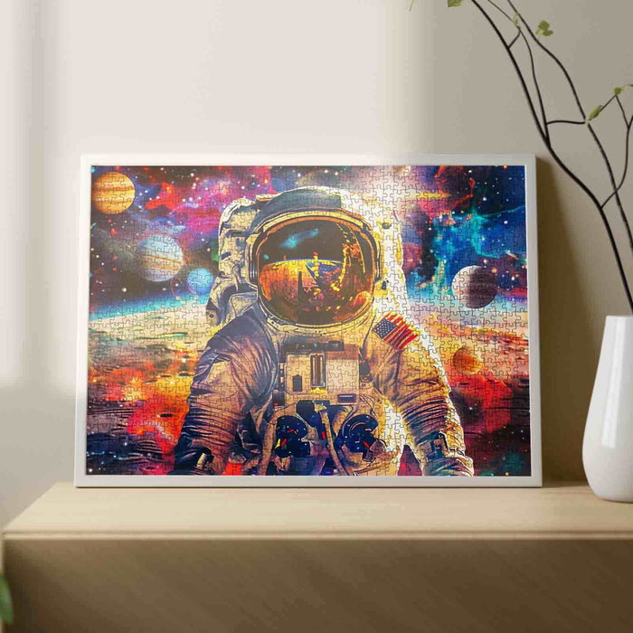 Astronaut Shining in the Golden Sunlight Jigsaw Puzzle