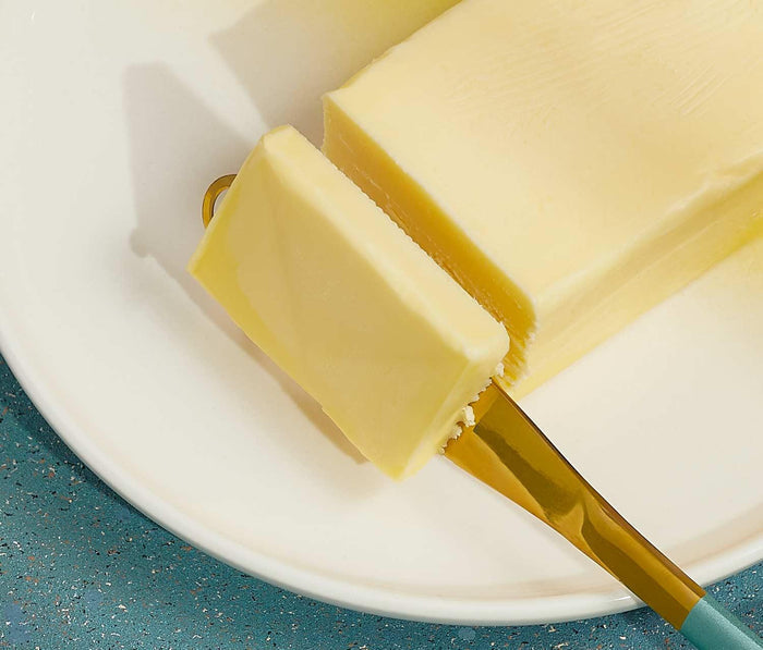 Atlas Multifunctional Gold and Aqua Butter Cheese Knives Set