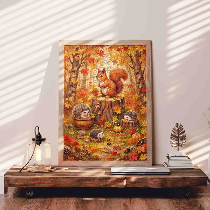 Autumn Woodland Friends Jigsaw Puzzle