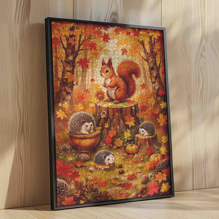Autumn Woodland Friends Jigsaw Puzzle