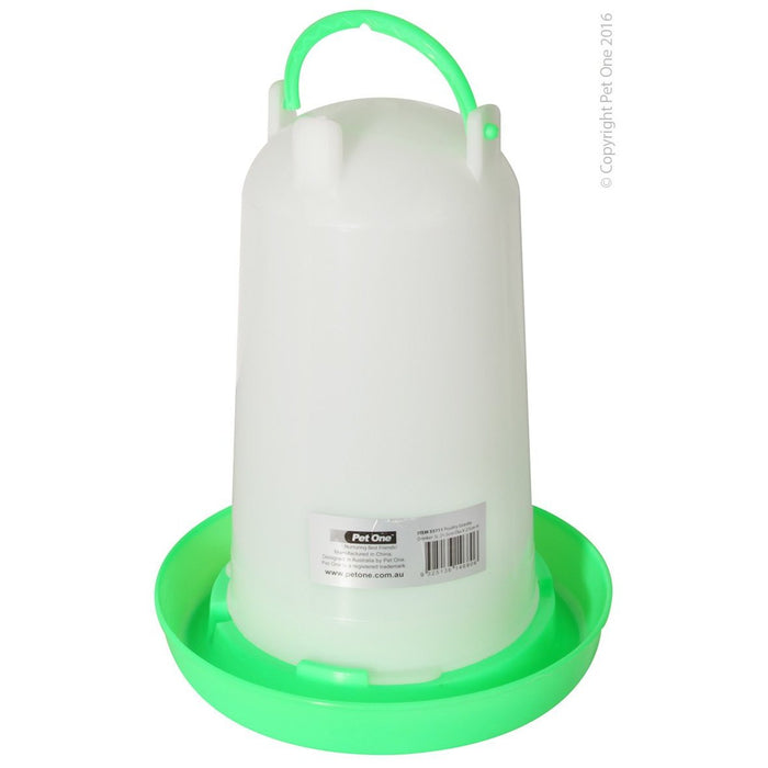 Avi One Poultry Gravity Drinker 3L*-Habitat Pet Supplies