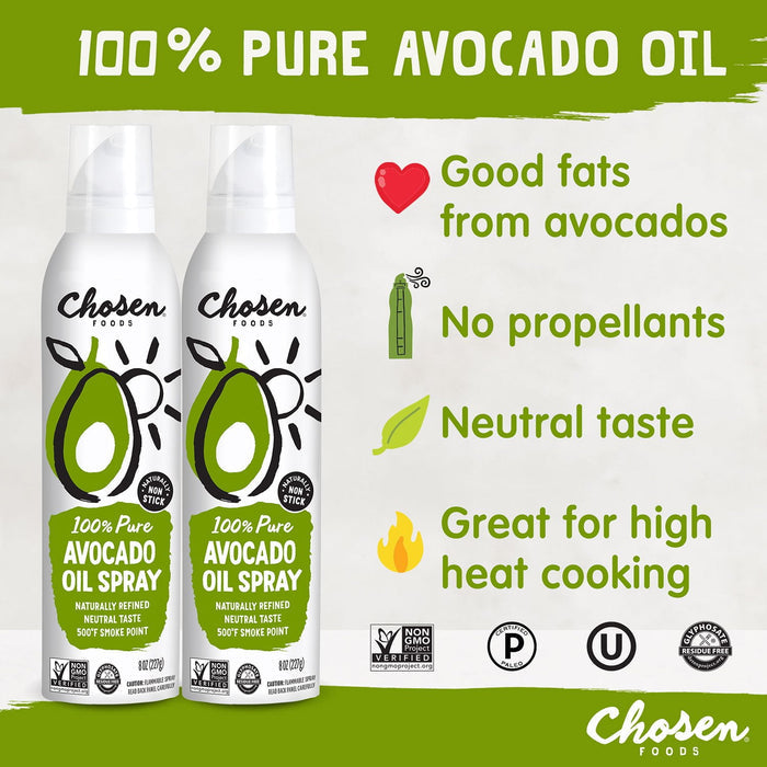 Avocado Oil Spray in Kenya - Chosen Foods 100% Pure, 2 Pack