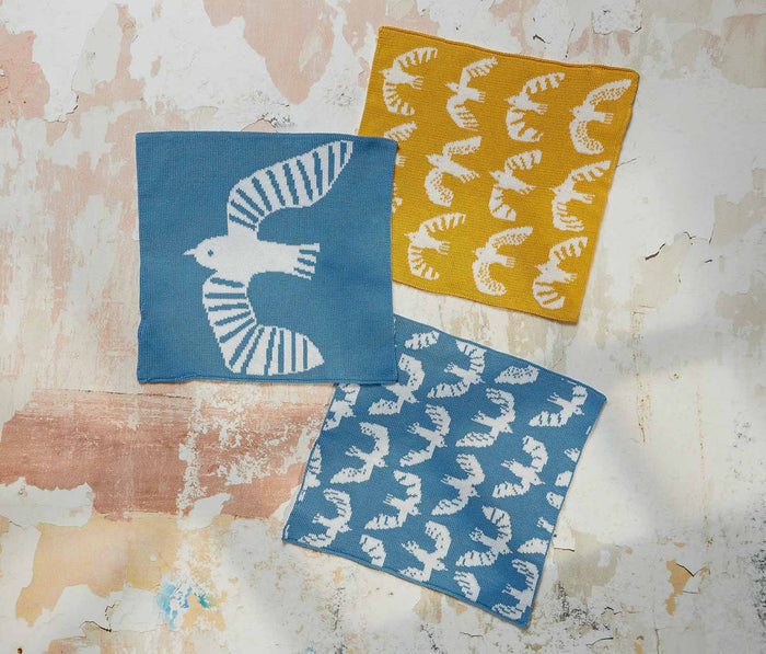 Birdi knit dishcloth set- lollygag