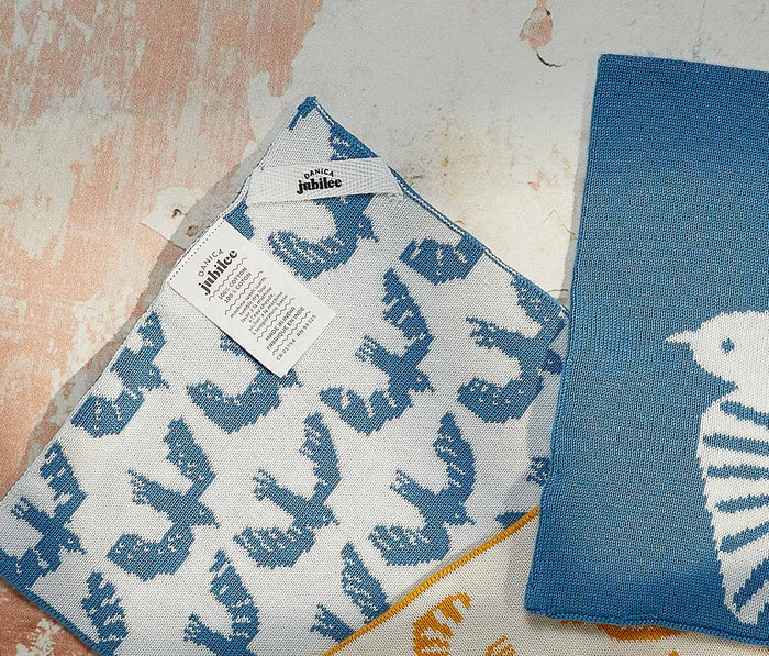 Birdie Cotton Printed Oven Mitts - Lollygag.co