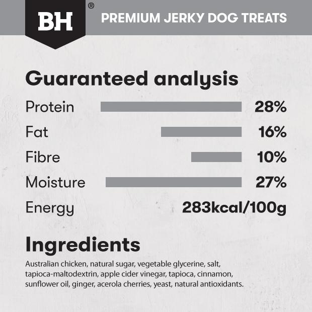 Black Hawk Dog Treats Chicken Jerky Sticks 100g