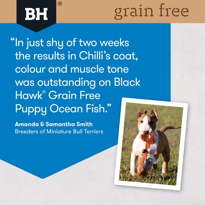 Black Hawk Grain Free Ocean Fish Puppy Dry Dog Food 2.5kg