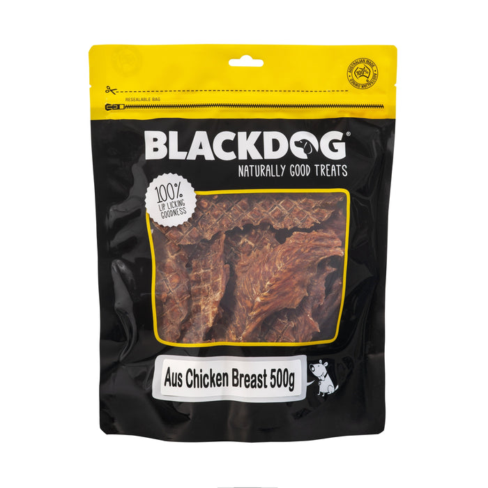 Blackdog Australian Chicken Breast Dog Treats 500g-Habitat Pet Supplies