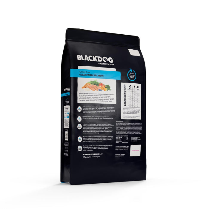 Blackdog Ocean Fish Salmon Rice and Vegetables Adult Dry Dog Food 9kg