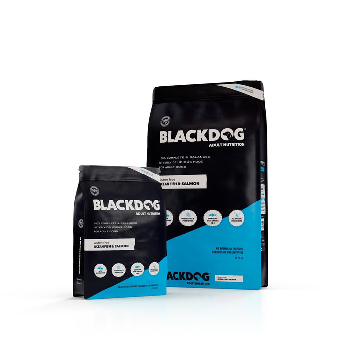 Blackdog Ocean Fish Salmon Rice and Vegetables Adult Dry Dog Food 9kg