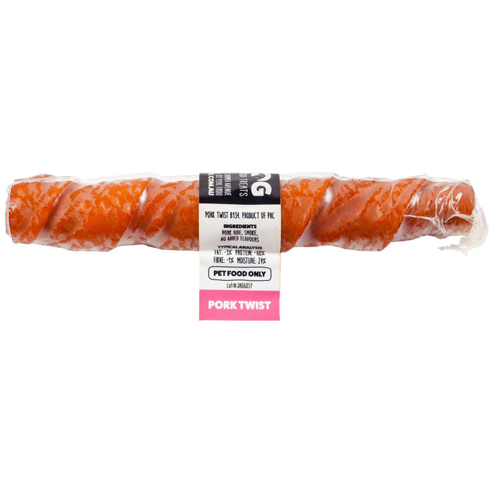 Blackdog Pork Twist Dog Treats 25 Pack-Habitat Pet Supplies