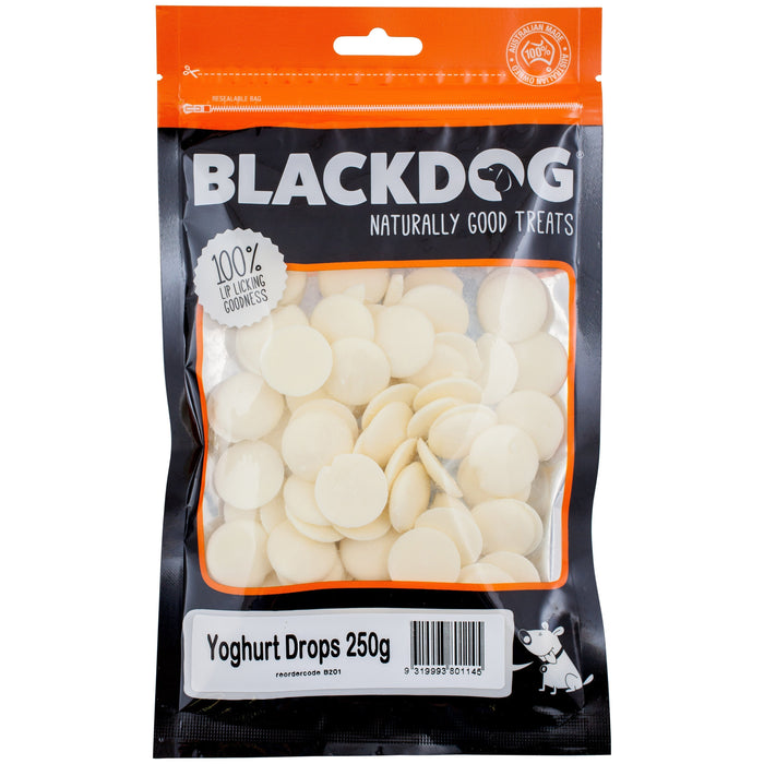 Blackdog Yoghurt Drops Dog Treats 250g-Habitat Pet Supplies