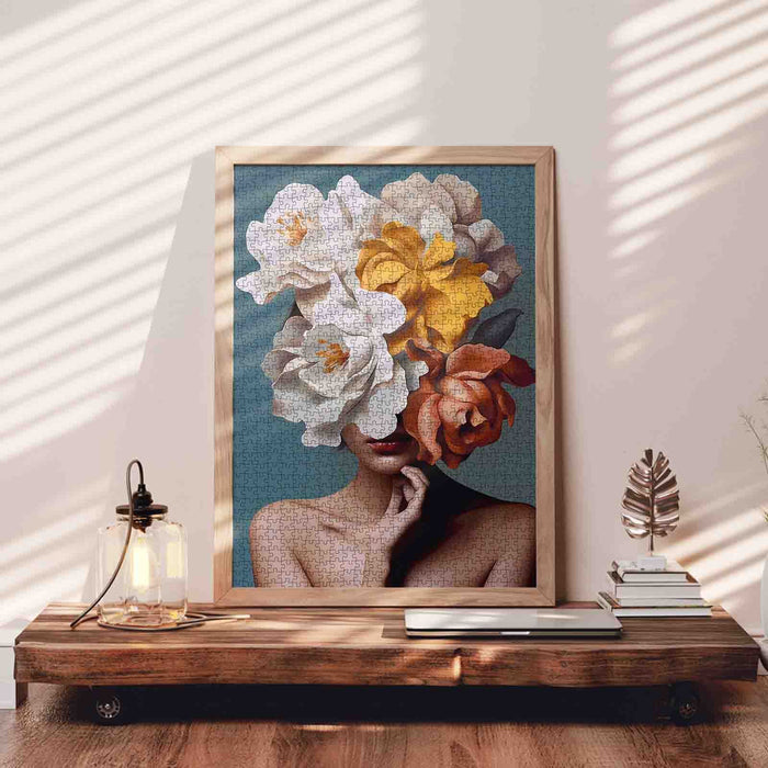 Blooming Elegance Beauty Jigsaw Puzzle