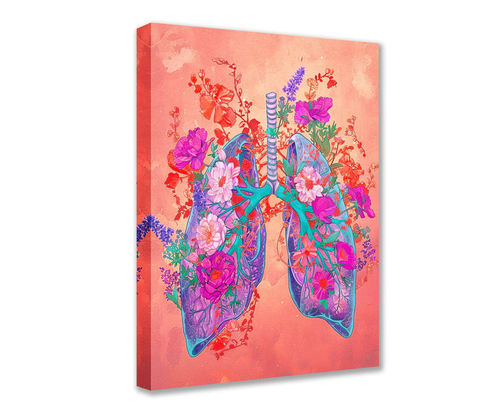 Blooming Lungs Canvas Wall Art - Tucocoo