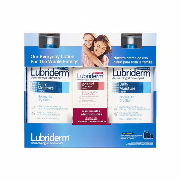 Body Lotion in Kenya - Lubriderm Daily Moisture, 3 Pack