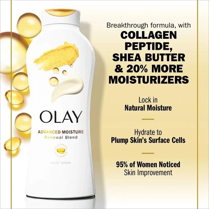 Body Wash in Kenya - Olay Advanced Moisture Renewal, 3 Pack