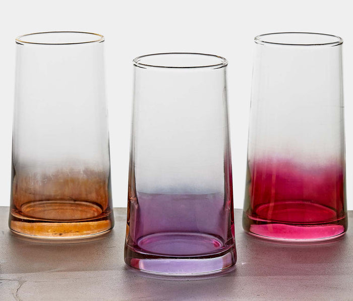 Ombre Rainbow Highballs tumblers - lollygag