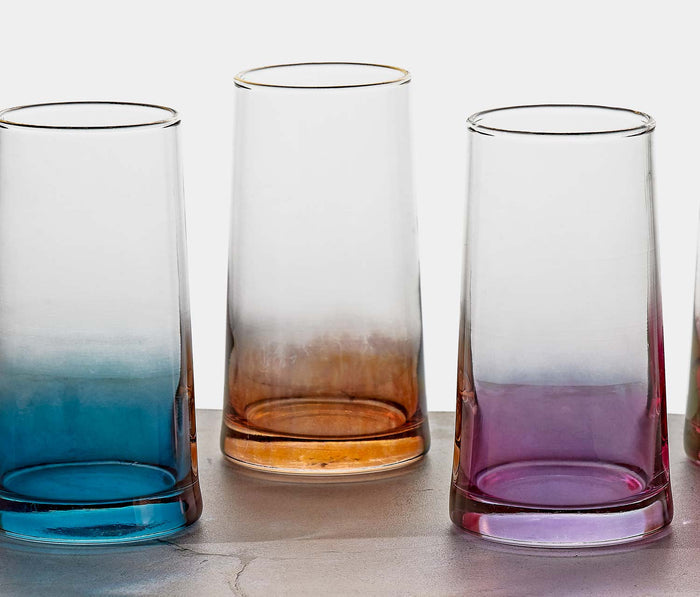 vintage rainbow glass