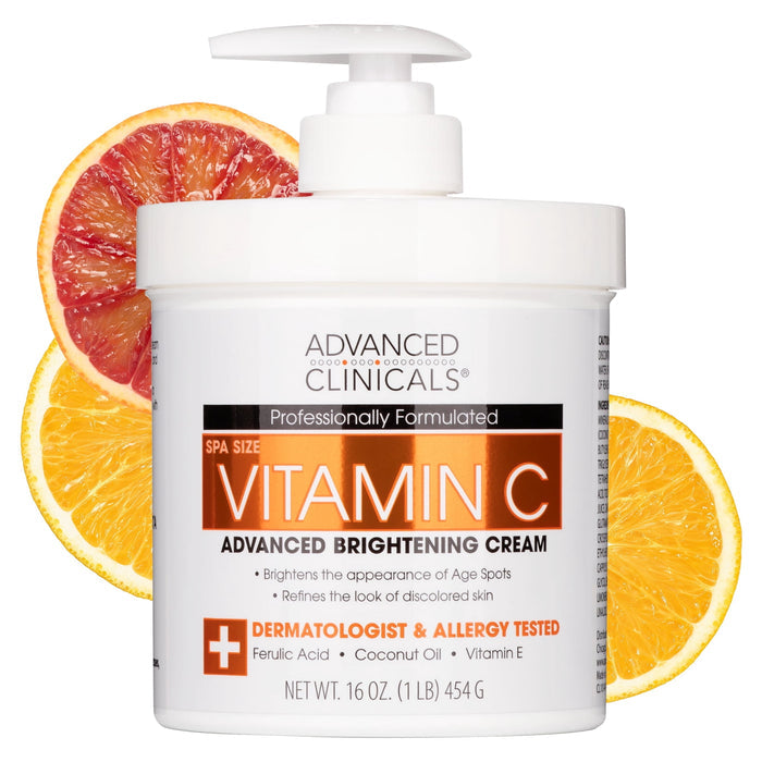 Brightening Body Cream Kenya-Advanced Clinicals Vitamin C Body Cream for Radiant Skin