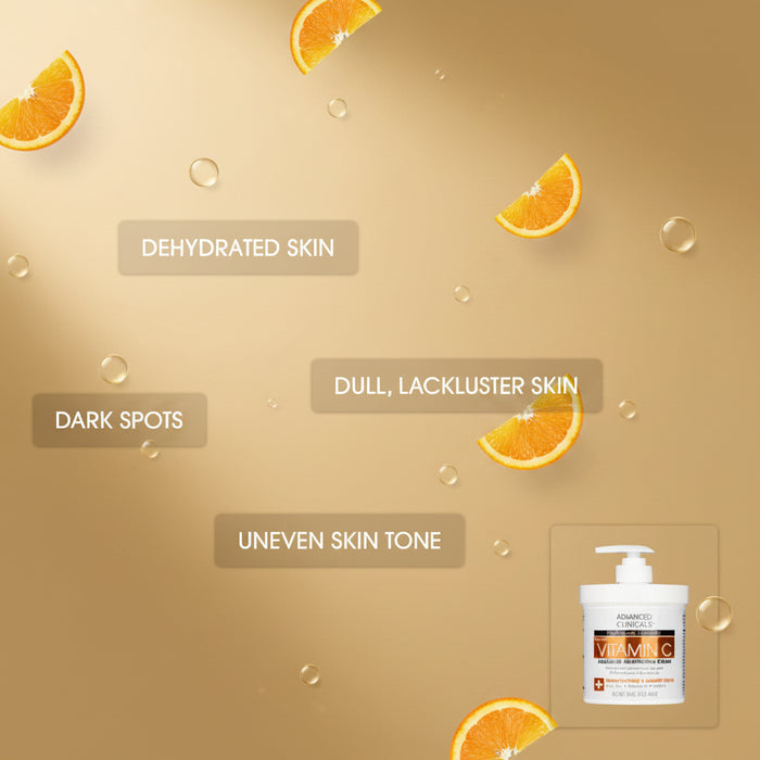 Brightening Body Cream Kenya-Advanced Clinicals Vitamin C Body Cream for Radiant Skin