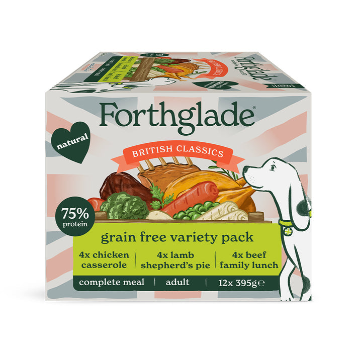 British Classics Chicken, Lamb & Beef Dog Food Variety Pack