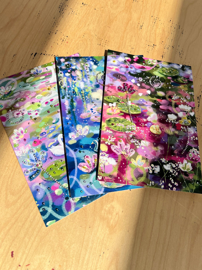 [Bundle of 3] A5 Embellished prints