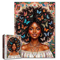 Butterfly Crown Beauty Jigsaw Puzzle