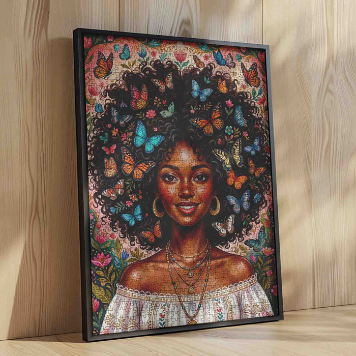 Butterfly Crown Beauty Jigsaw Puzzle